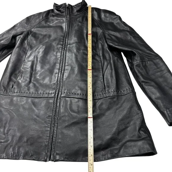 Wilsons Leather Womens Black Jacket With Thinsulate Insulation M Size